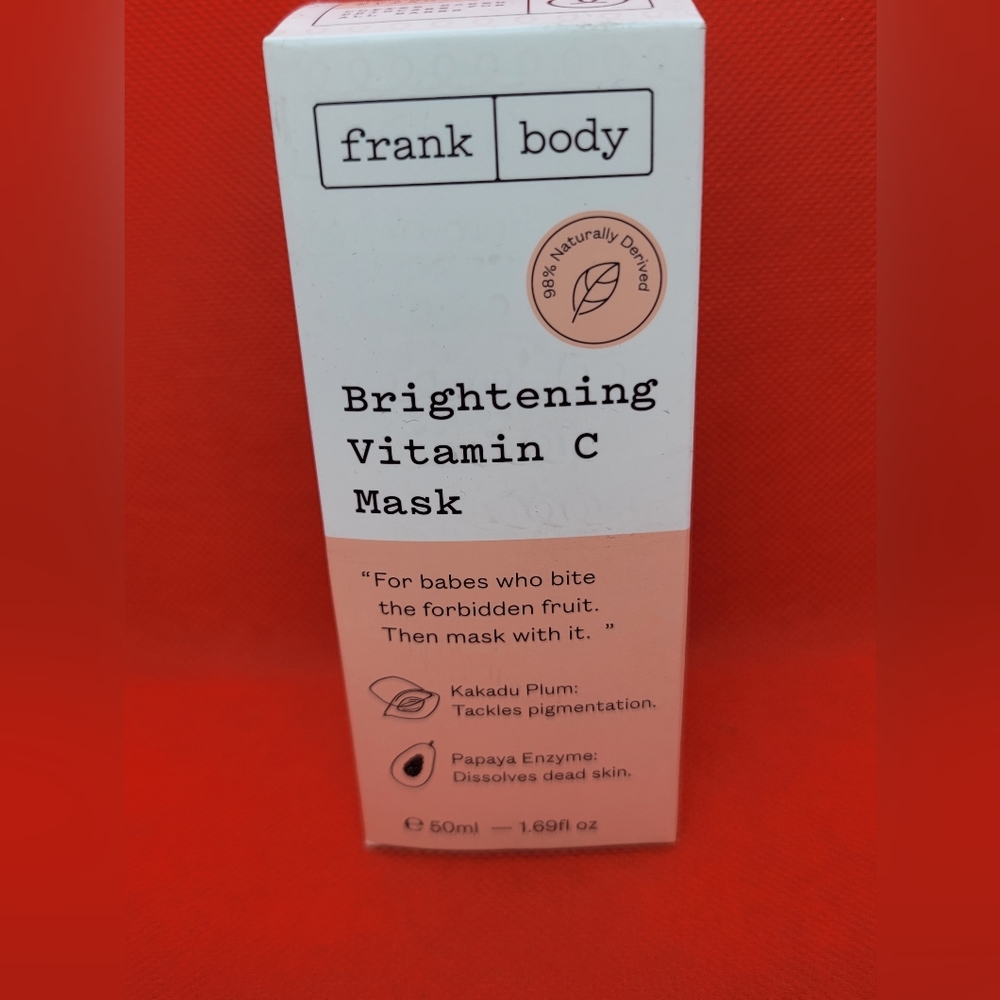 Frank Body Brightening Vitamin C Mask 1.69fl oz.